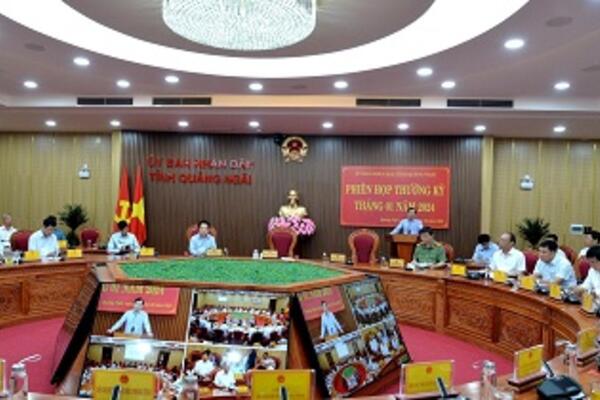 UBND tỉnh họp phiên thường kỳ tháng 01/2024